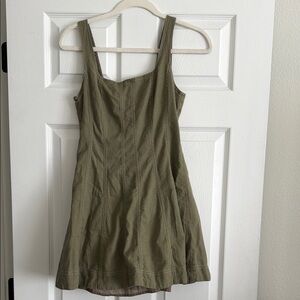 Christian Lacroix Khaki Mini Dress